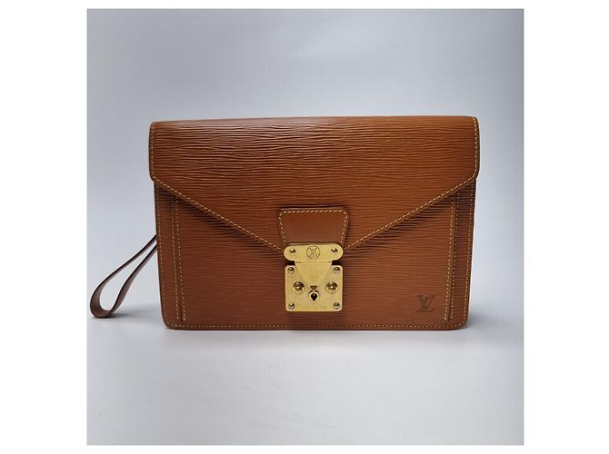 Louis Vuitton Pochette Epi Série Dragon Clutch (Article Rare) Marron - vue 2