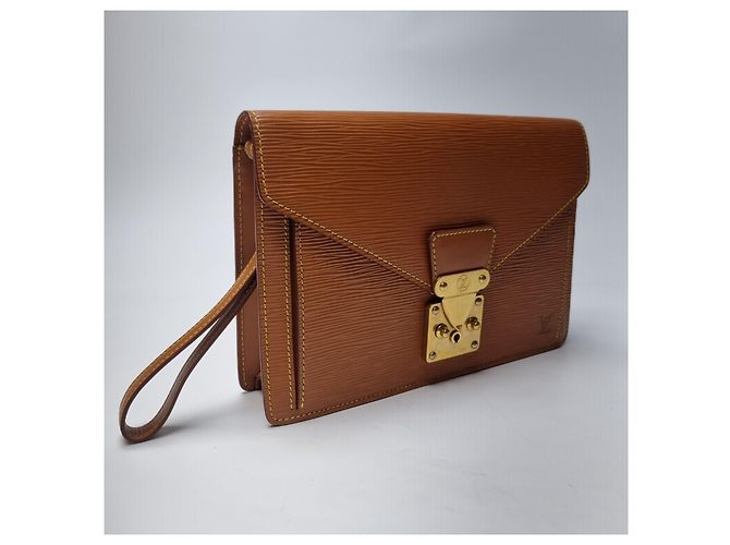 Louis Vuitton Pochette Epi Série Dragon Clutch (Article Rare) Marron - vue 5