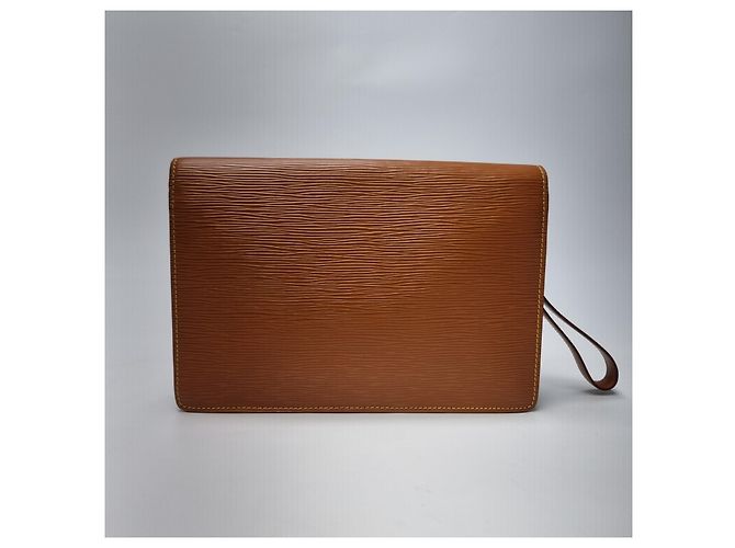 Louis Vuitton Pochette Epi Série Dragon Clutch (Article Rare) Marron - vue 7