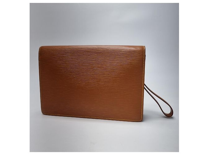 Louis Vuitton Pochette Epi Série Dragon Clutch (Article Rare) Marron - vue 8