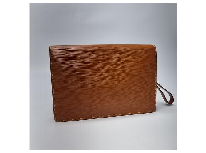 Louis Vuitton Pochette Epi Série Dragon Clutch (Article Rare) Marron - vue 9