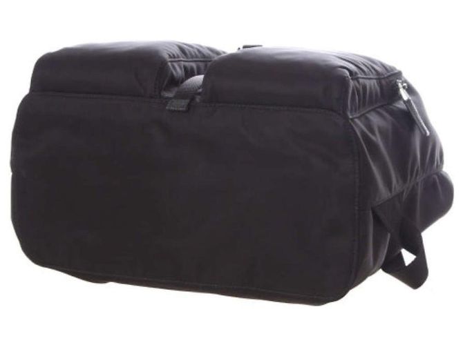 Double Prada Doppelpack-Rucksack mit Pocono Triangle-Logo ZOT Schwarz - Ansicht 9