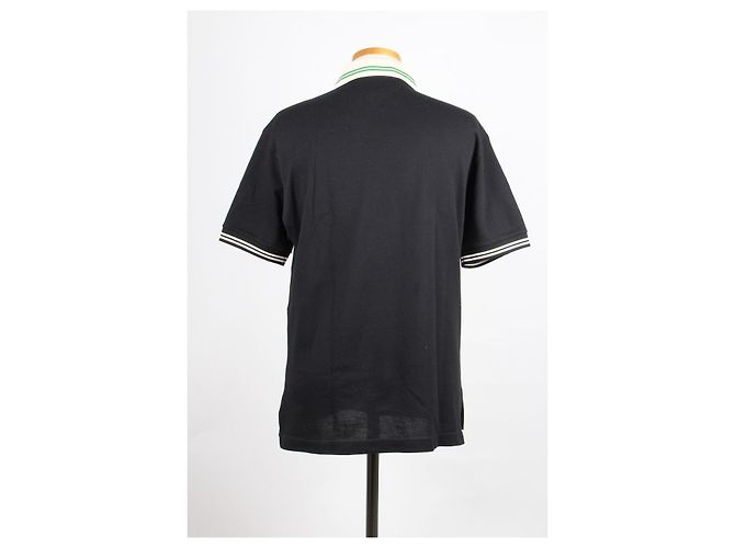 Gucci Polo-T-Shirt mit spitzem Kragen in Schwarz - Ansicht 4