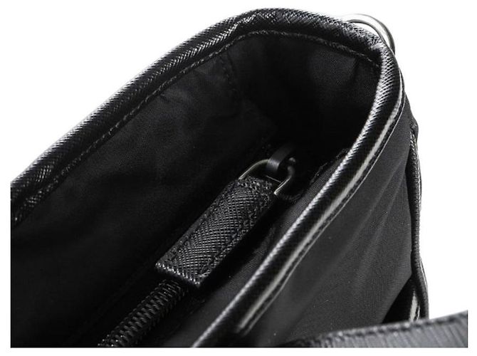 Tote Prada Schwarze Nylon-Tragetasche - Ansicht 10