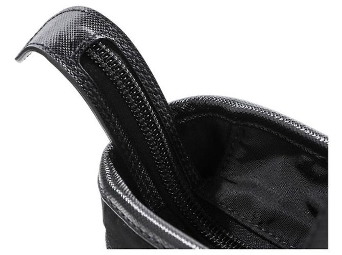 Tote Prada Schwarze Nylon-Tragetasche - Ansicht 11