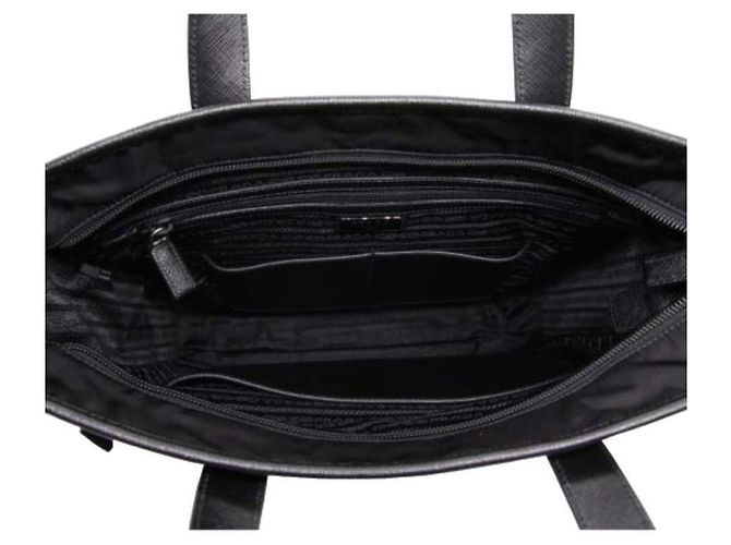 Tote Prada Schwarze Nylon-Tragetasche - Ansicht 13