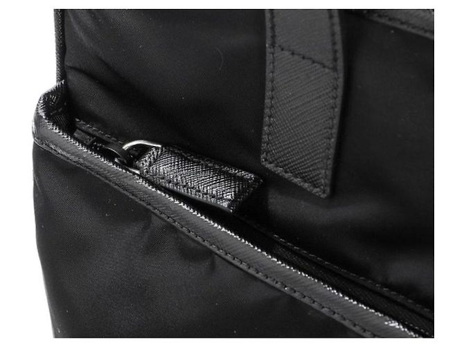 Tote Prada Schwarze Nylon-Tragetasche - Ansicht 15