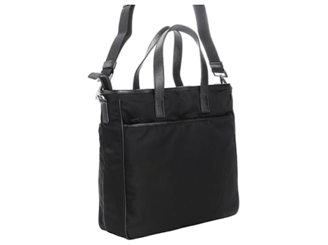 Tote Prada Schwarze Nylon-Tragetasche - Ansicht 6