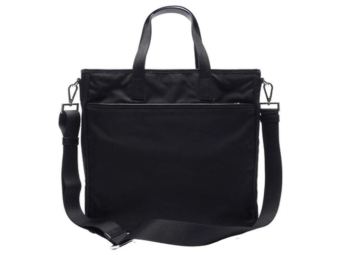 Tote Prada Schwarze Nylon-Tragetasche - Ansicht 8
