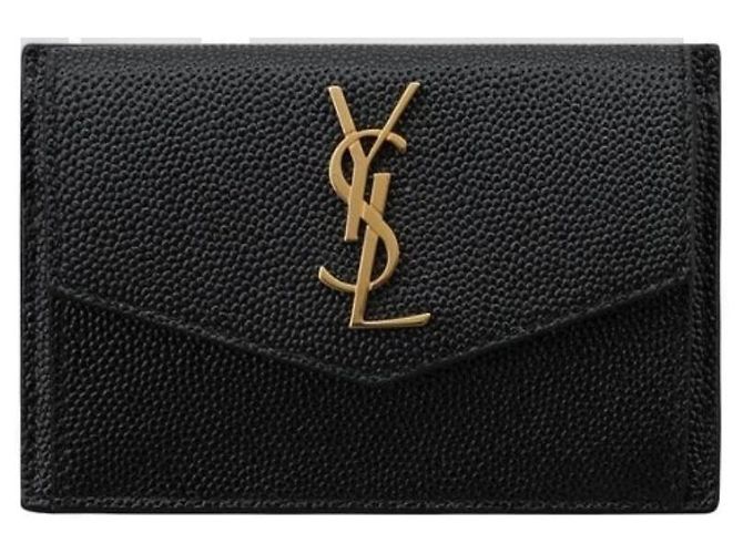 Saint Laurent Monogramm Uptown Kartenhalter Schwarz - Ansicht 2