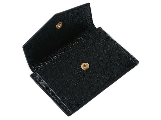 Saint Laurent Monogramm Uptown Kartenhalter Schwarz - Ansicht 5