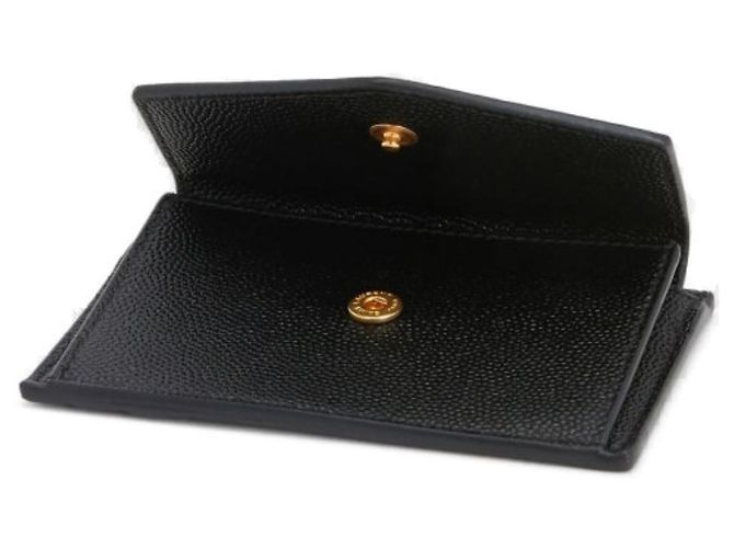 Saint Laurent Monogramm Uptown Kartenhalter Schwarz - Ansicht 7