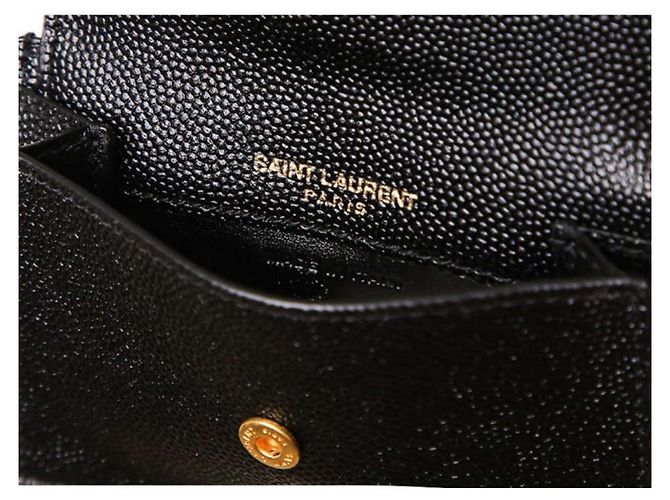 Saint Laurent Monogramm Uptown Kartenhalter Schwarz - Ansicht 8