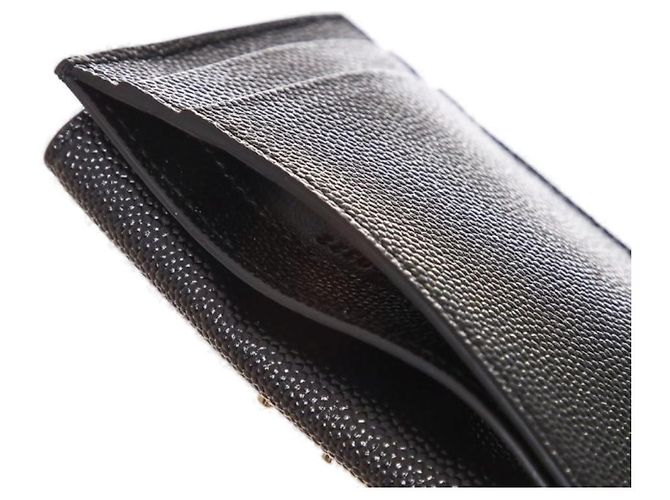 Saint Laurent Monogramm Uptown Kartenhalter Schwarz - Ansicht 9