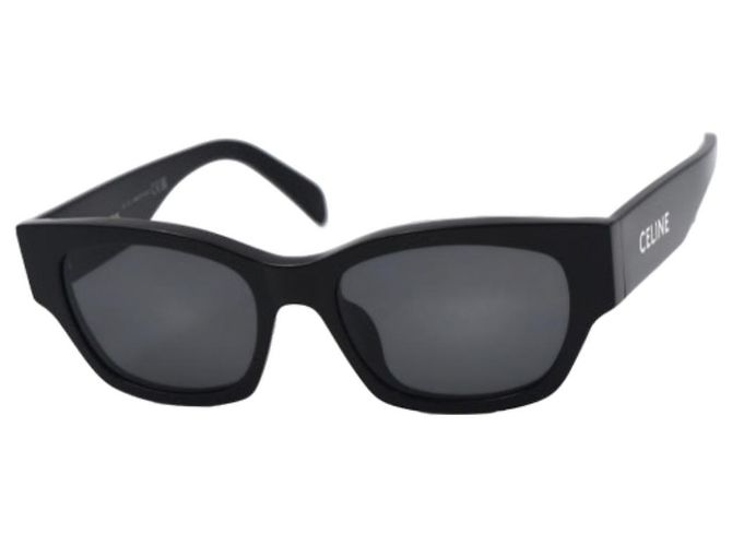 Céline Gafas de sol monocromáticas negras con logo Negro - vista 3