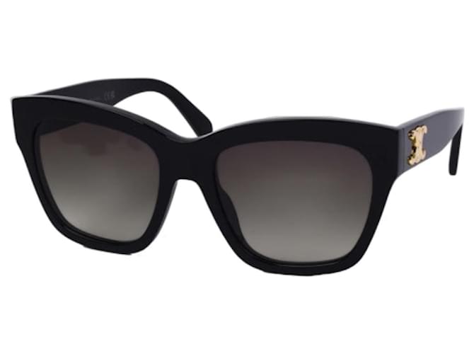 Céline Gafas de sol Triomphe Square Negras Negro - vista 2