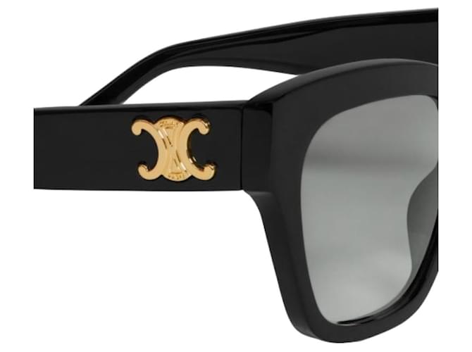 Céline Gafas de sol Triomphe Square Negras Negro - vista 4
