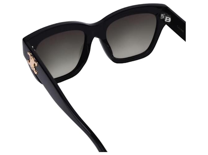 Céline Gafas de sol Triomphe Square Negras Negro - vista 5