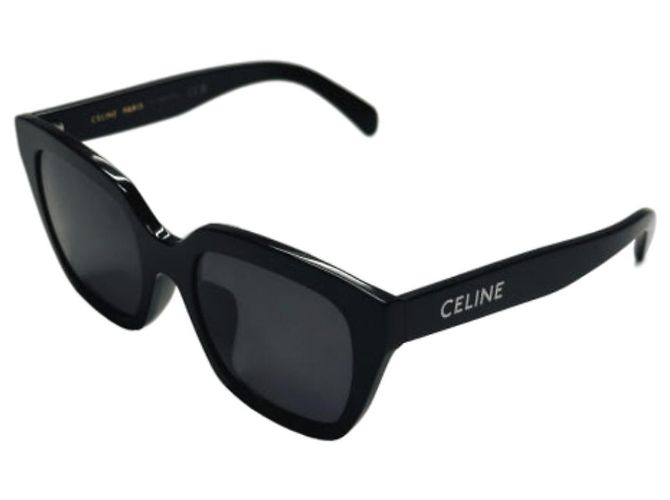 Céline Gafas de sol monocromáticas negras con logo Negro - vista 2