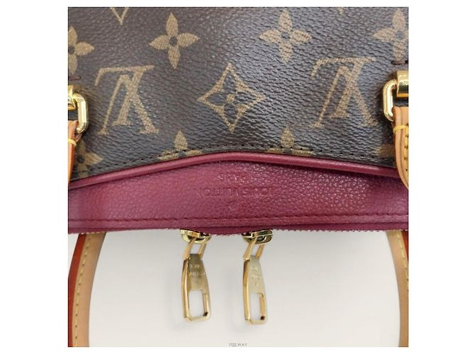 Louis Vuitton Borsa tote Pallas MM Marrone - vista 7