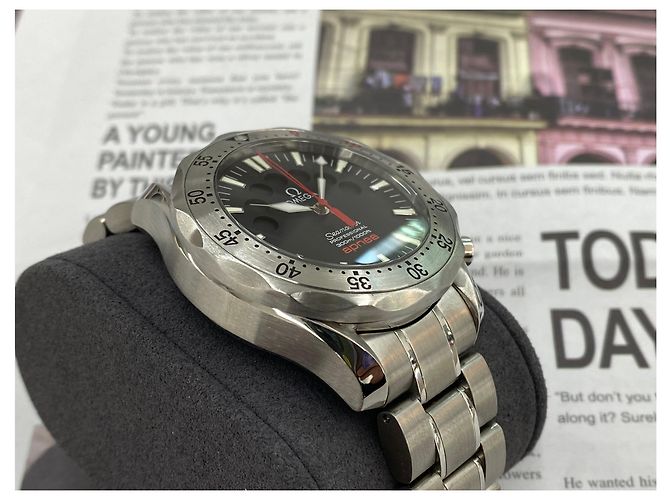 Omega Cronometro da Regata Seamaster Yacht Nero - vista 4
