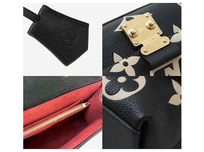 Louis Vuitton Borsa a tracolla Madeleine BB Monogram Empreinte Nera Nero - vista 7