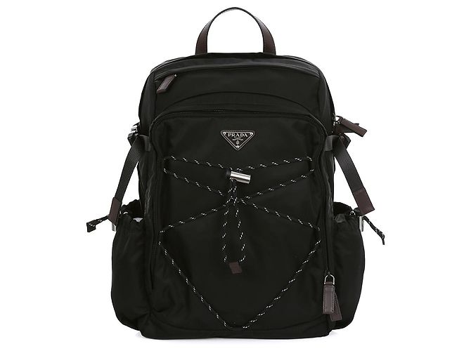 Prada Zaino in Nylon e Pelle Speedlock Nero - vista 2