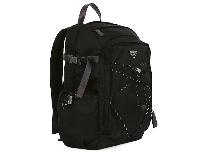 Prada Zaino in Nylon e Pelle Speedlock Nero - vista 3