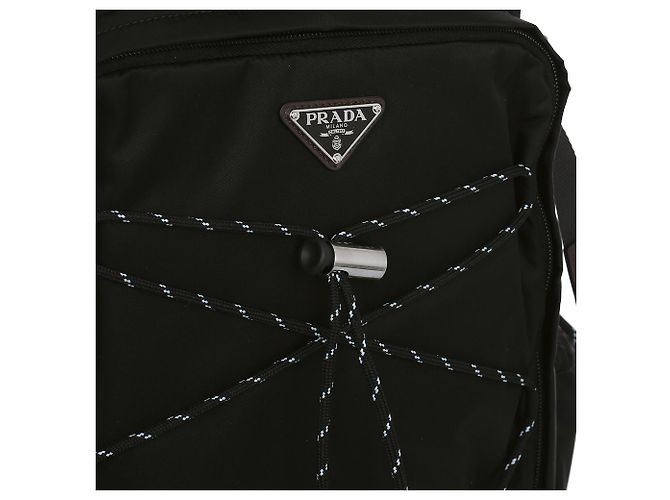 Prada Zaino in Nylon e Pelle Speedlock Nero - vista 6