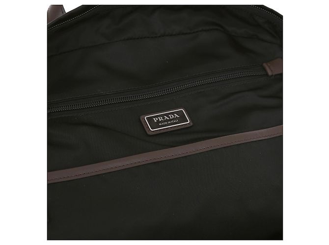 Prada Zaino in Nylon e Pelle Speedlock Nero - vista 9
