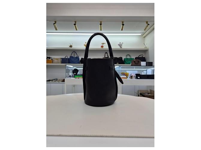 Céline Grande Borsa a Secchiello Nano Nera e Borsa a Spalla Nero - vista 6