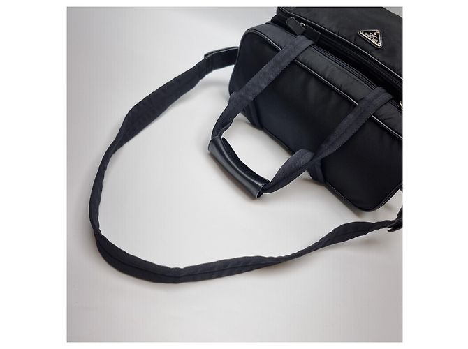 Prada Borsa da viaggio Boston in nylon (alta qualità, include tracolla) - vista 13