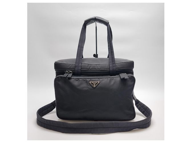 Prada Borsa da viaggio Boston in nylon (alta qualità, include tracolla) - vista 2