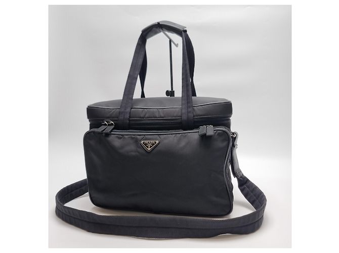 Prada Borsa da viaggio Boston in nylon (alta qualità, include tracolla) - vista 3