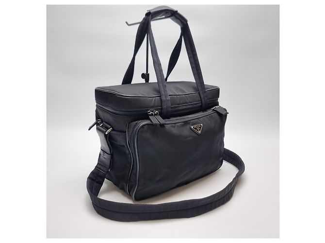 Prada Borsa da viaggio Boston in nylon (alta qualità, include tracolla) - vista 5