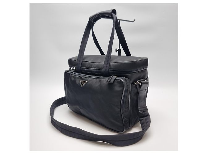 Prada Borsa da viaggio Boston in nylon (alta qualità, include tracolla) - vista 6