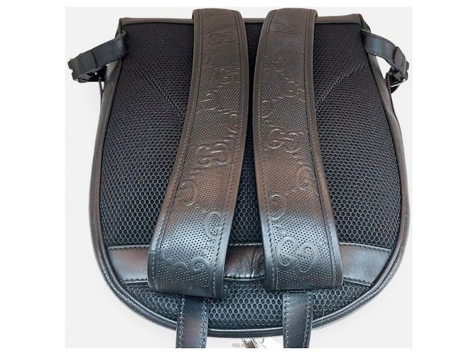 Gucci GG Präge-Rucksack Schwarz - Ansicht 5