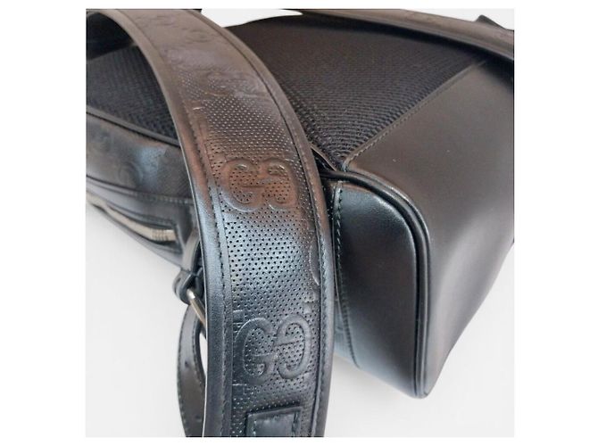Gucci GG Präge-Rucksack Schwarz - Ansicht 7