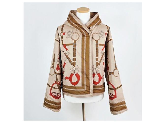 Hermès Chaqueta reversible Castaño - vista 7