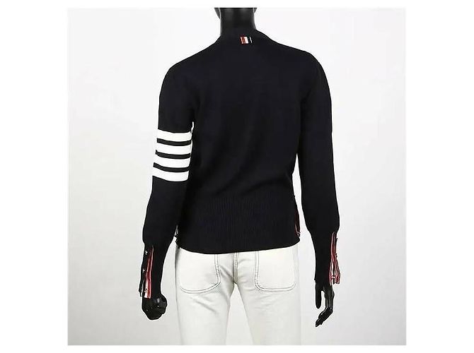 Thom Browne Streifen Milano Strickjacke - Ansicht 6