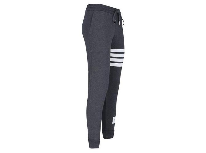 Thom Browne Calças de moletom Classic Loopback Marrom - vista 6