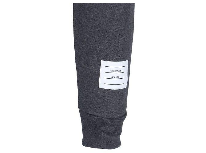 Thom Browne Calças de moletom Classic Loopback Marrom - vista 8