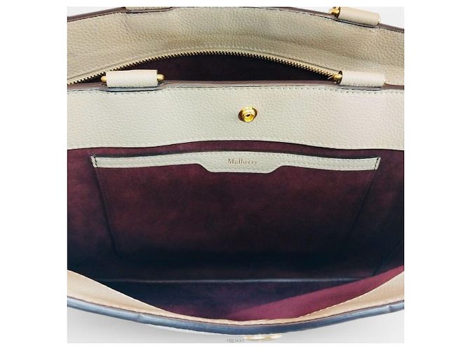 Mulberry Borsa a Spalla Chester Classic Tote Marrone - vista 6