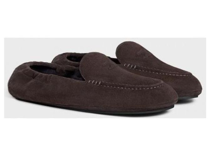 Céline Loafer with Triomphe in Suede Calfskin Brown - view 4