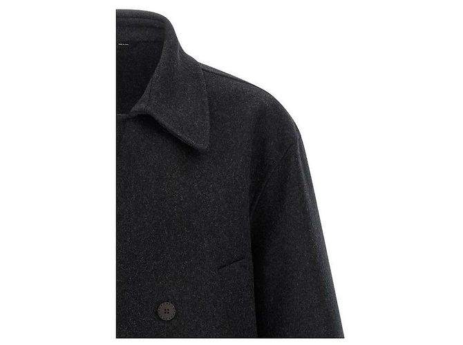 Fendi Wool Coat AOYA Black - view 6