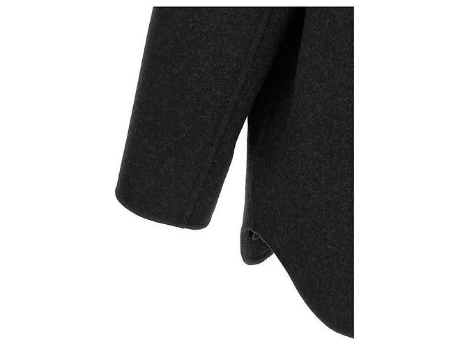 Fendi Wool Coat AOYA Black - view 7