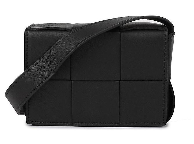 Bottega Veneta Mini Cassette Bag Nero - vista 3