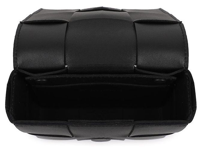 Bottega Veneta Mini Cassette Bag Nero - vista 7