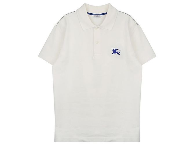Burberry Polo mit kurzen Ärmeln und Logo Weiß - Ansicht 3