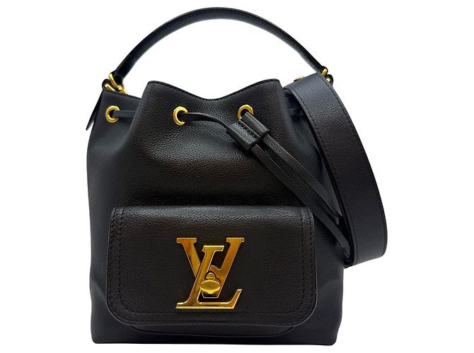 Louis Vuitton Borsa a Spalla Rockme Bucket MM Nera Nero - vista 2